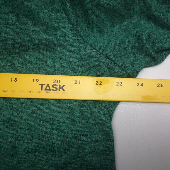 2 Dye 4 Ladies Size XL Bright Green Sweater with Lace Detail on Shoulders - Picture 8 of 10